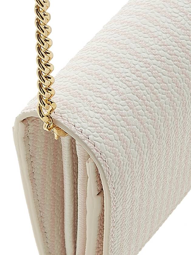 Flap Chain Shoulder Bag Pink Beige - THOM BROWNE - BALAAN 9