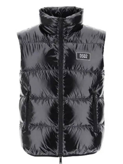 Logo Down Vest Black - DSQUARED2 - BALAAN 2