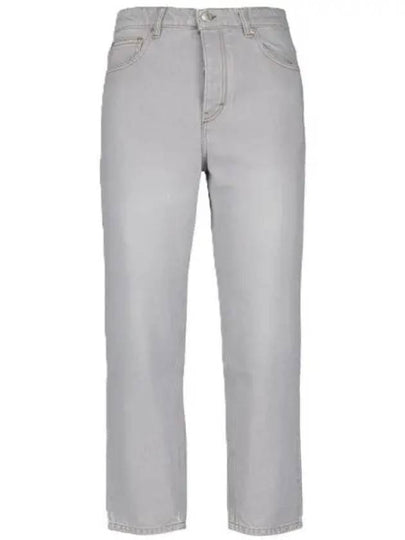 Tapered Fit Denim Jeans Javel Grey - AMI - BALAAN 2