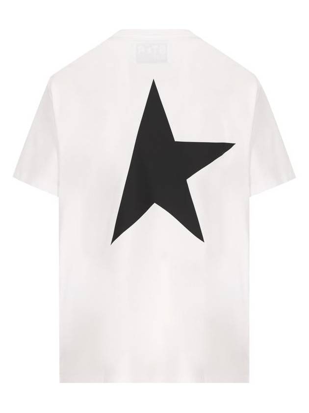 Back Big Star Short Sleeve T-Shirt White - GOLDEN GOOSE - BALAAN 3