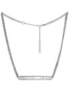 Logo Chain Necklace Silver - MARC JACOBS - BALAAN 3