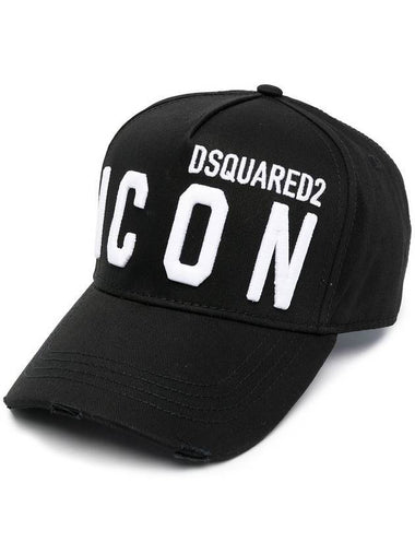 Icon Logo Ball Cap Black - DSQUARED2 - BALAAN 1