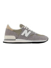 990V1 MarbleheADDIncense Low Top Sneakers Gray - NEW BALANCE - BALAAN 1