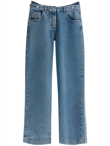 layered baggy jeans - THE ATTICO - BALAAN 1