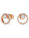 Constella Stud Earrings Rose Gold - SWAROVSKI - BALAAN 3