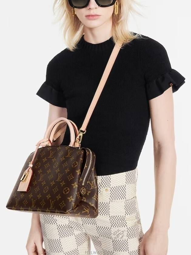 Monogram Petit Palais Tote Bag Brown - LOUIS VUITTON - BALAAN 6