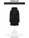 Gie Hood Long Down Padding Black - MONCLER - BALAAN 3