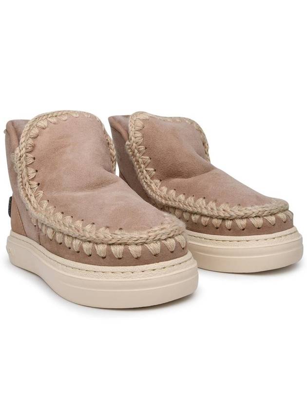 Mou Eskimo Beige Sheepskin Sneakers - MOU - BALAAN 2