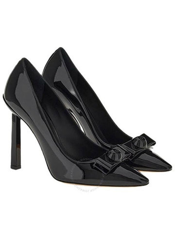 Ferragamo Ladies Vara bow Patent Black Pumps, Size 6 - SALVATORE FERRAGAMO - BALAAN 1