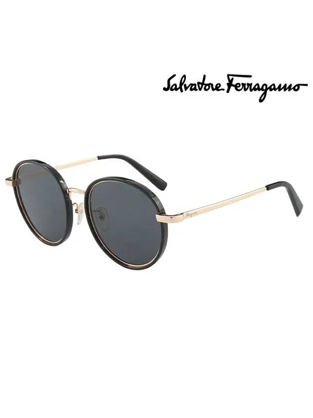 Eyewear Round Sunglasses Grey - SALVATORE FERRAGAMO - BALAAN 2