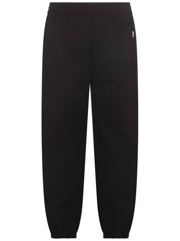 Men's Cotton Jersey Track Pants Black - JIL SANDER - BALAAN 3