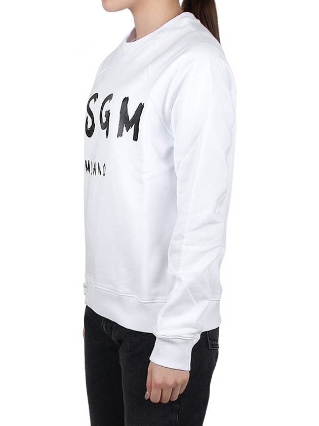 Brush Logo Printing Sweatshirt White - MSGM - BALAAN 4