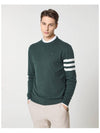 Men s Sleeve Striped Point Turtleneck Sweater HD3MSW002 - HOLIC&PLAY - BALAAN 3