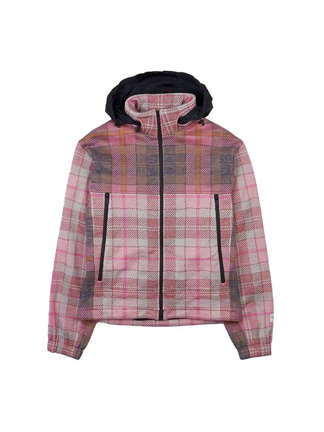 Check Hooded Jacket Pink - DIOR - BALAAN 10