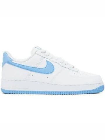 Air Force 1 07 M White Aquarius Blue FQ4296100 - NIKE - BALAAN 1