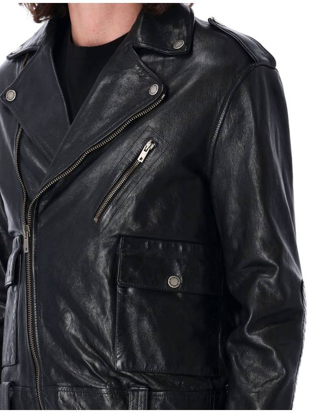 Leather Biker jacket - GOLDEN GOOSE - BALAAN 3