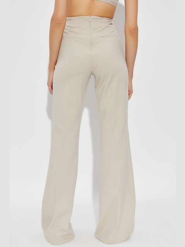 Sportmax Flared Trousers, Women's, Beige - MAX MARA SPORTMAX - BALAAN 4