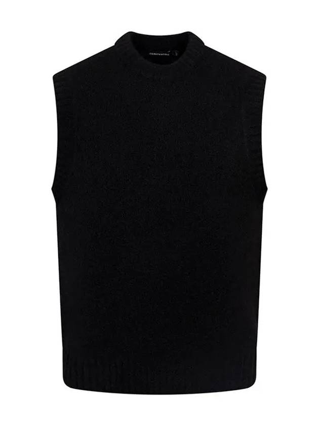 Men's Hardy Knitted Vest Black - J.LINDEBERG - BALAAN 2