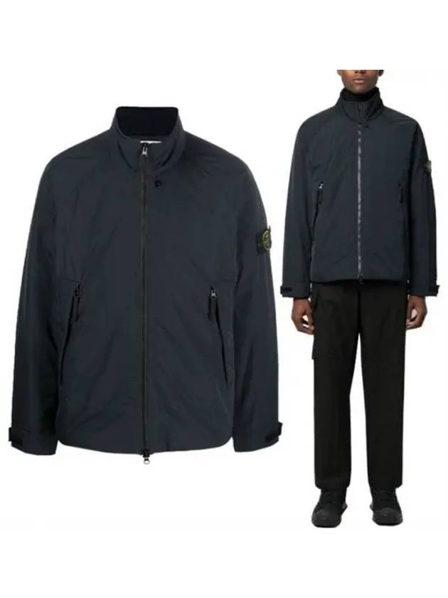 Micro Twill Pure Insulation Technology Primaloft Jacket Navy - STONE ISLAND - BALAAN 2