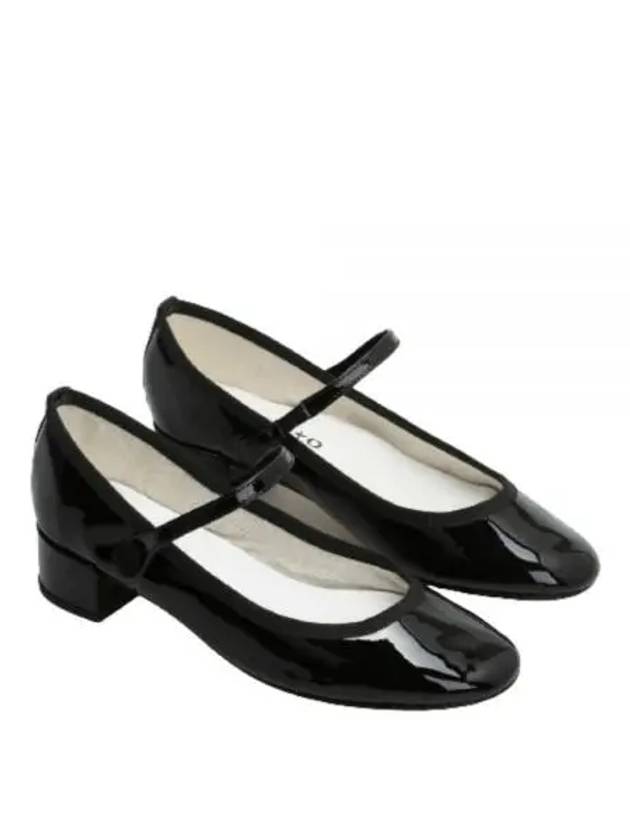 Women's Rose Mary Jane Middle Pumps Black - REPETTO - BALAAN 2