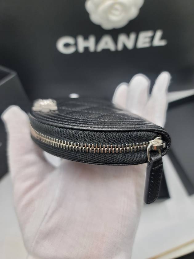 Boy Coin Purse Half Moon AP3251 Zipper Doll - CHANEL - BALAAN 5