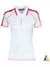 Women's Kourtney Polo Short Sleeve T-Shirt White - J.LINDEBERG - BALAAN 2