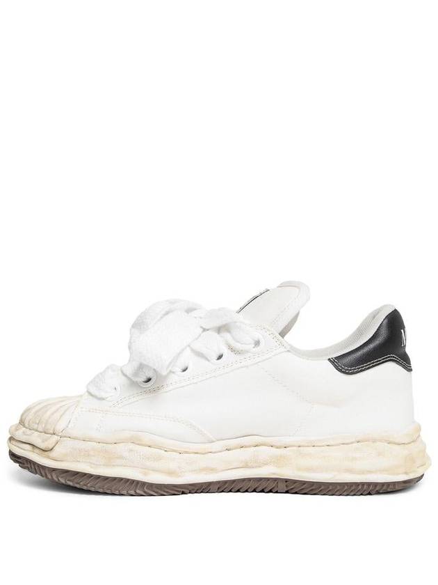 Blakey Logo OG Sole Low Top Sneakers White - MAISON MIHARA YASUHIRO - BALAAN 3