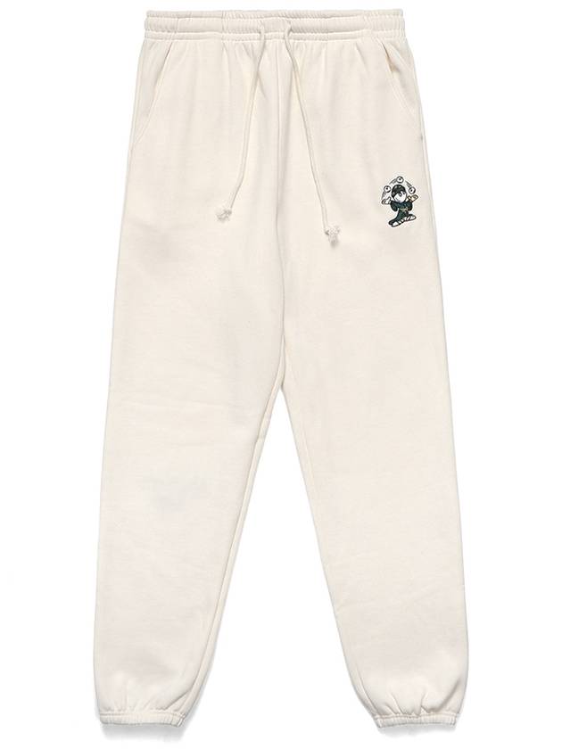 Wiz Collection Wizard Sweatpants CREAM - MALBON GOLF - BALAAN 1