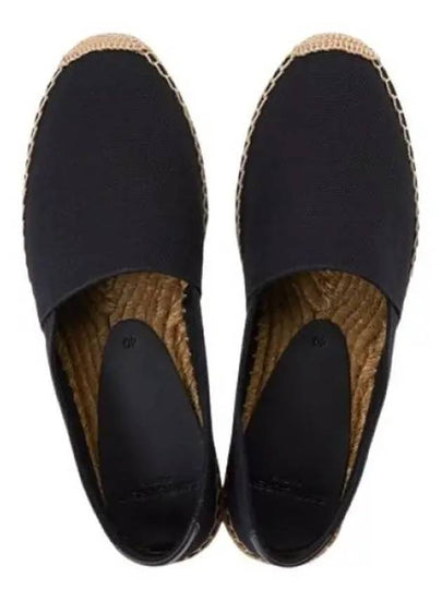 Logo Monogram Espadrilles Black - SAINT LAURENT - BALAAN 2