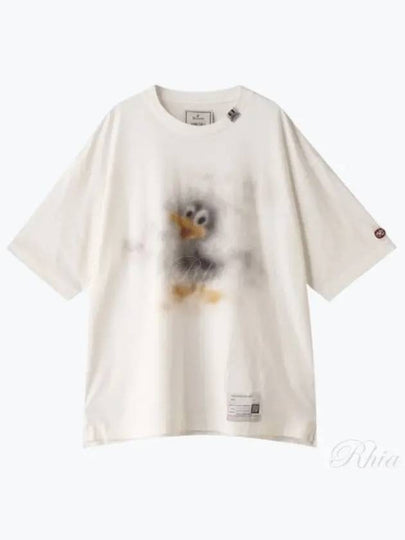 Duck Print Short Sleeve T-Shirt White - MIHARA YASUHIRO - BALAAN 2