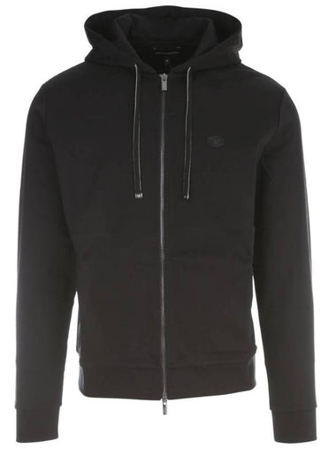 Men's Logo Zip-Up Hoodie Black - EMPORIO ARMANI - BALAAN 1