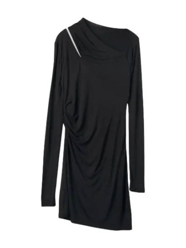 Viscose dress black - HELMUT LANG - BALAAN 1