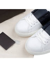 Men's Navy Hidden Open Band Low Top Sneakers White - VALENTINO - BALAAN.