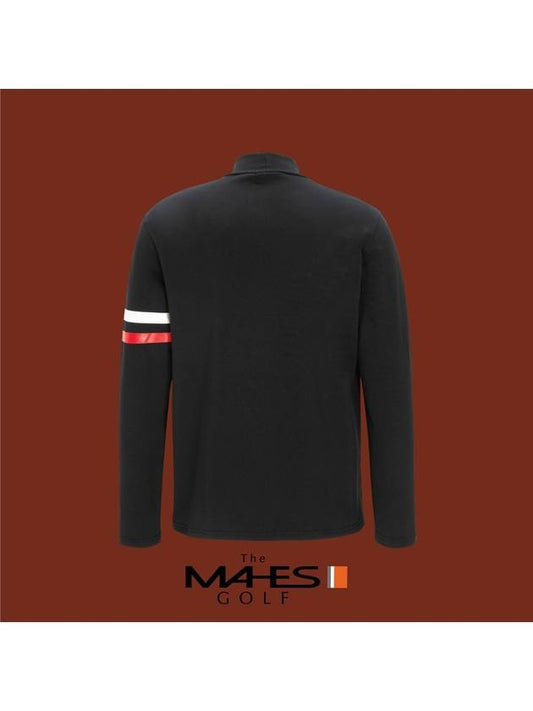 Long Sleeve T-Shirt Black Players Functional Brushed Span Half Neck Polar GP70364 - MAHES - BALAAN 2