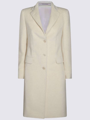 Tagliatore White Wool Coat - TAGLIATORE - BALAAN 1