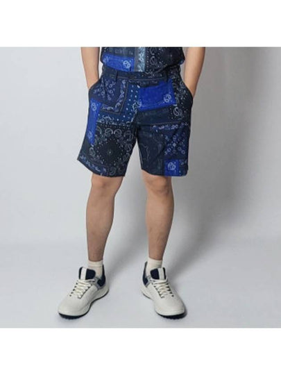 Men's Bandana Print Maverick Shorts Navy - G/FORE - BALAAN 2