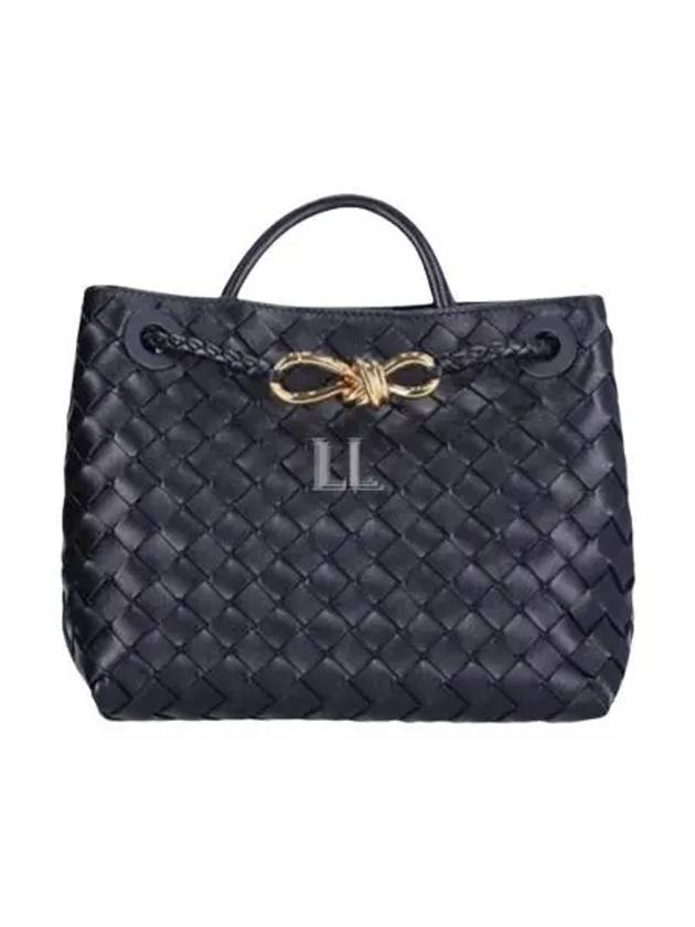 Andiamo Small Tote Bag Black - BOTTEGA VENETA - BALAAN 2