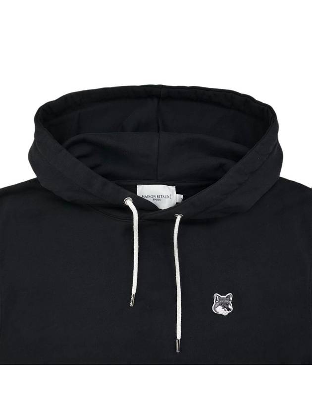 Grey Fox Head Patch Classic Hoodie Black - MAISON KITSUNE - BALAAN 4