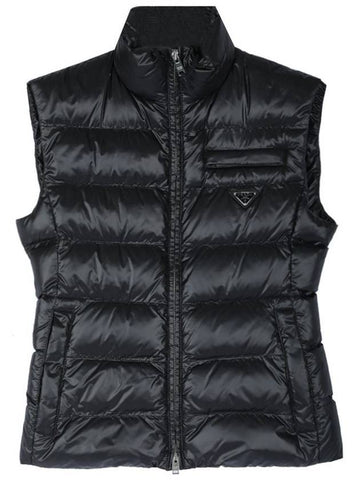 Padded Vest Black - PRADA - BALAAN 1