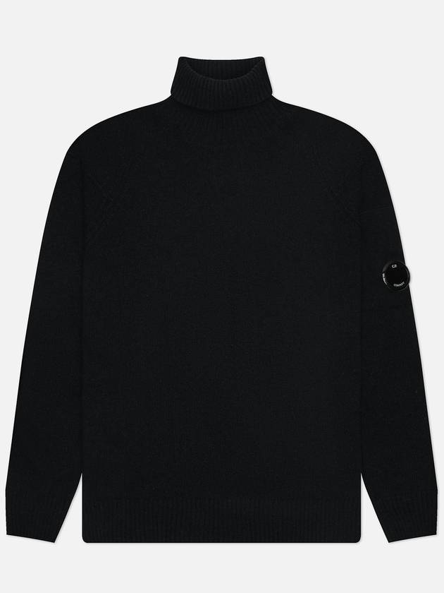 Lambswool GRS Knit Turtleneck Black - CP COMPANY - BALAAN 2