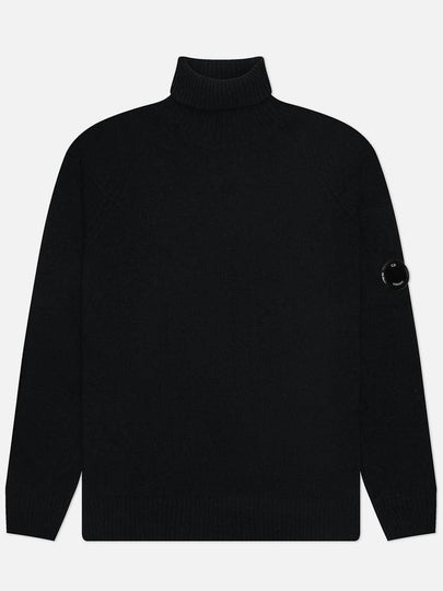 Lambswool GRS Knit Turtleneck Black - CP COMPANY - BALAAN 2