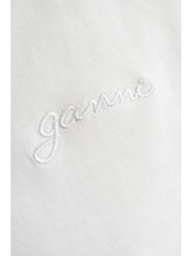 Ganni T-shirt With Logo, Women's, White - GANNI - BALAAN 5