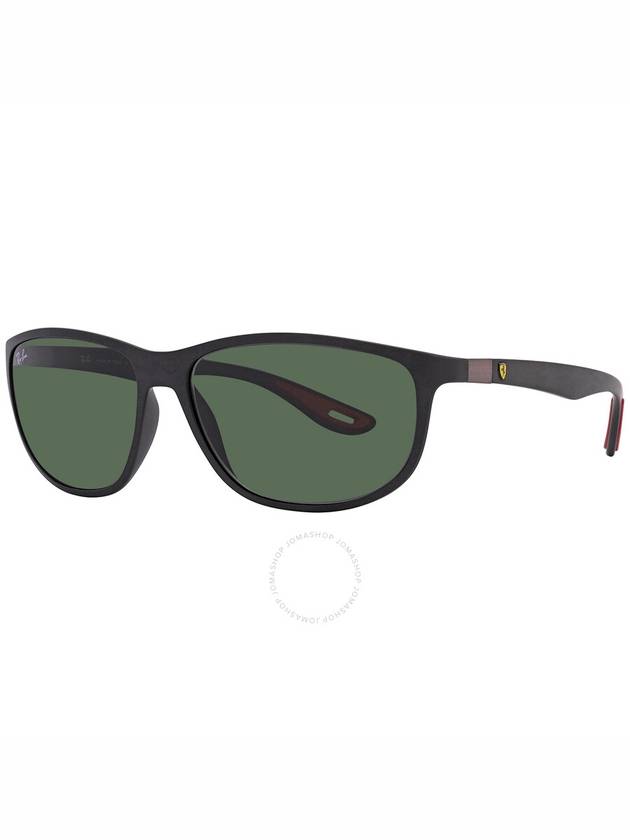 RB4394M SCUDERIA FERRARI COLLECTION Dark Green Pillow Unisex Sunglasses RB4394M F60271 61 - RAY-BAN - BALAAN 2