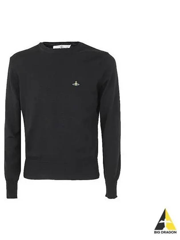 ORB logo round knit black 2701000O Y0010 - VIVIENNE WESTWOOD - BALAAN 1