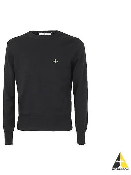 ORB logo round knit black 2701000O Y0010 - VIVIENNE WESTWOOD - BALAAN 1