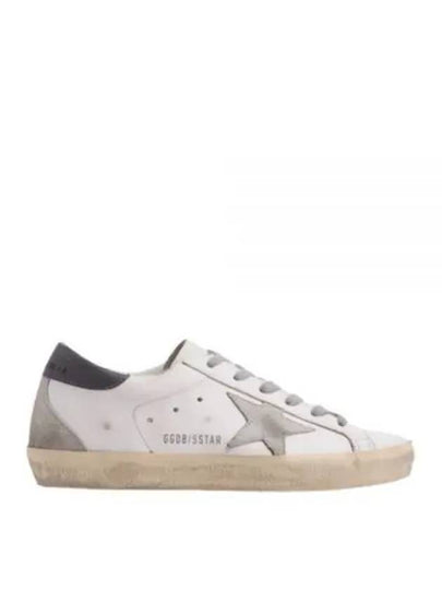 Superstar Leather Low Top Sneakers Grey White - GOLDEN GOOSE - BALAAN 2