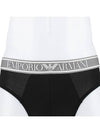 Men's Logo Band Micro Triangle Briefs Black - EMPORIO ARMANI - BALAAN 6