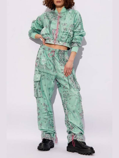 Khrisjoy Sequin Trousers, Women's, Green - KHRISJOY - BALAAN 2