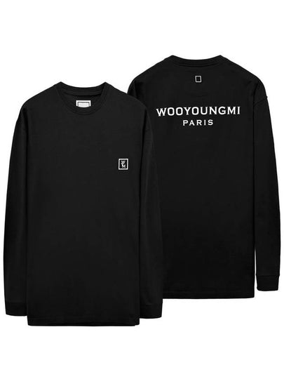 Back logo long sleeve t shirt black - WOOYOUNGMI - BALAAN 2