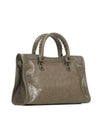 Le City Small Tote Bag Army Green - BALENCIAGA - BALAAN 4